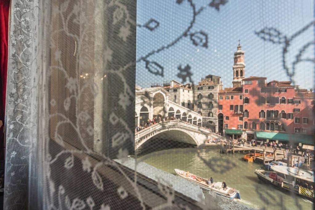 Rialto Apartment With Canal Grande View Venedig Exterior foto