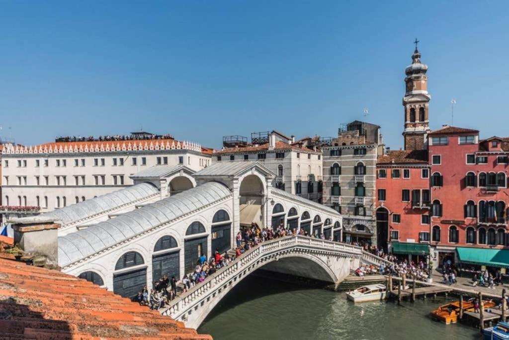 Rialto Apartment With Canal Grande View Venedig Exterior foto